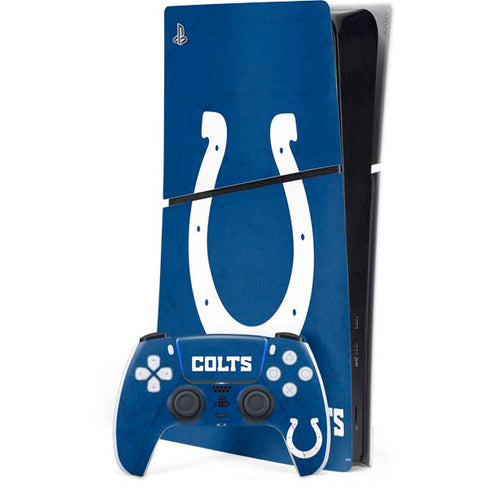 NFL Indianapolis Colts Distressed PlayStation PS5 Skins