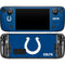NFL Indianapolis Colts Distressed Steam Deck Handheld Gaming Computer OLED Skin