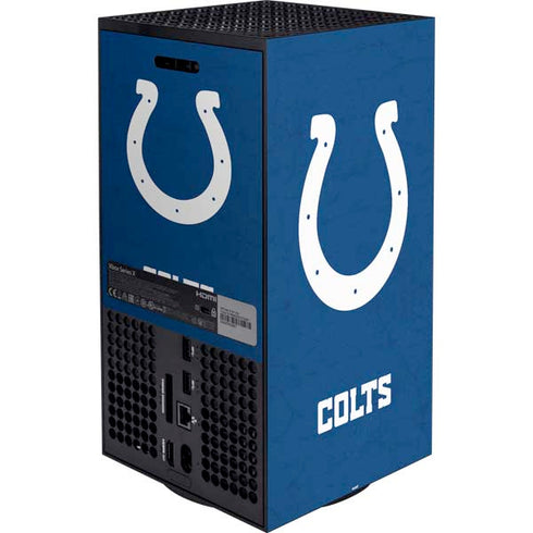 NFL Indianapolis Colts Distressed XBox Series X Digital Edition Bundle Skin
