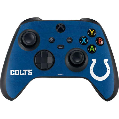 NFL Indianapolis Colts Distressed XBox Series X Digital Edition Bundle Skin