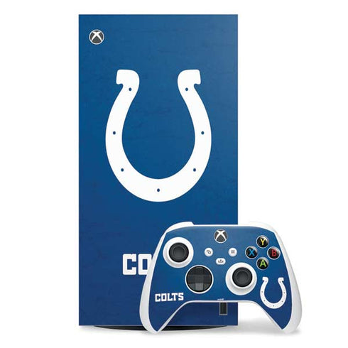 NFL Indianapolis Colts Distressed Xbox Series X Skins