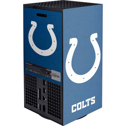 NFL Indianapolis Colts Distressed XBox Series X Digital Edition Console Skin