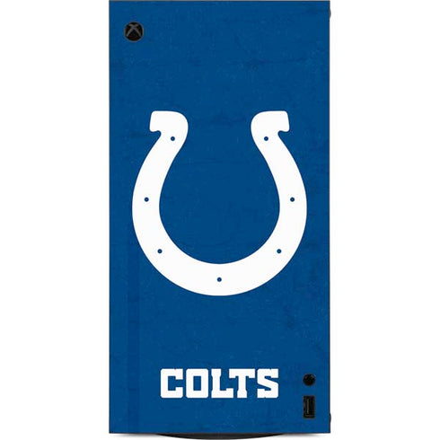 NFL Indianapolis Colts Distressed XBox Series X Digital Edition Console Skin