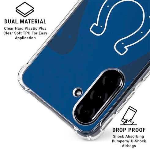 NFL Indianapolis Colts Double Vision Galaxy A36 5G Clear Case