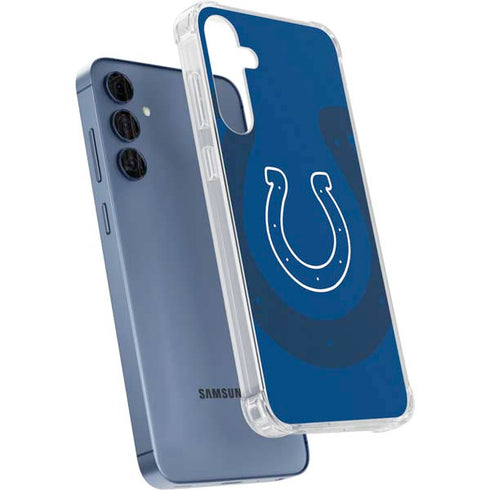 NFL Indianapolis Colts Double Vision Galaxy A55 5G Clear Case