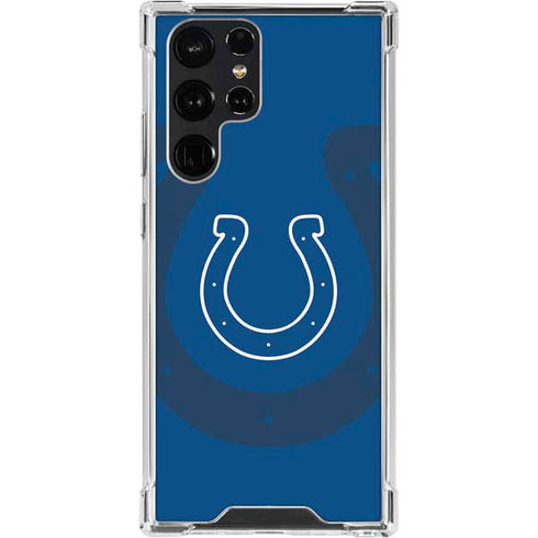 NFL Indianapolis Colts Double Vision Galaxy S23 Ultra Clear Case