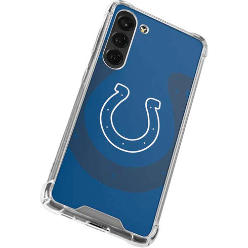 NFL Indianapolis Colts Double Vision Galaxy S24 FE Clear Case
