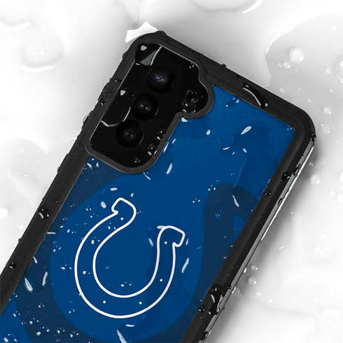 NFL Indianapolis Colts Double Vision Galaxy S24 Plus Waterproof Case