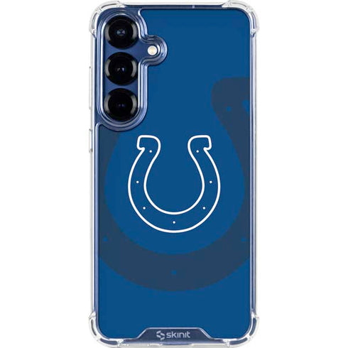 NFL Indianapolis Colts Double Vision Galaxy S25 Plus Clear Case