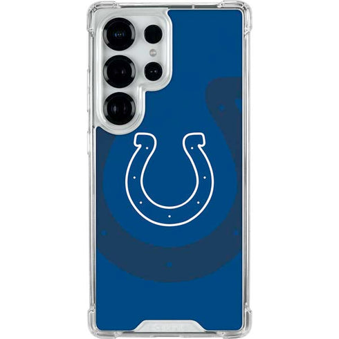 NFL Indianapolis Colts Double Vision Galaxy S25 Ultra Clear Case