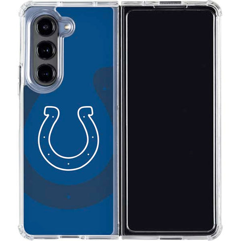 NFL Indianapolis Colts Double Vision Galaxy Z Fold5 5G Clear Case