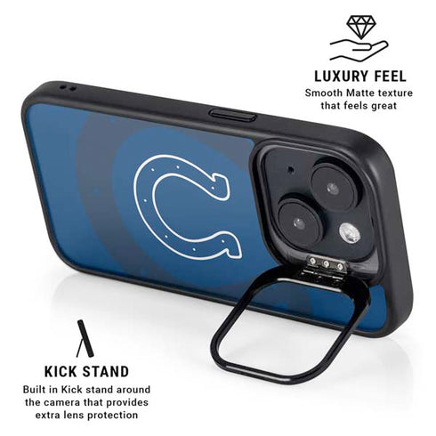 NFL Indianapolis Colts Double Vision iPhone 15 Kickstand Case