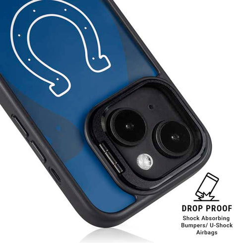 NFL Indianapolis Colts Double Vision iPhone 15 Kickstand Case
