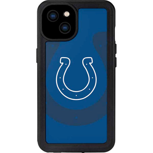 NFL Indianapolis Colts Double Vision iPhone 15 Plus Waterproof Case