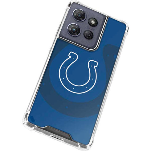 NFL Indianapolis Colts Double Vision Moto G 5G (2025) Clear Case