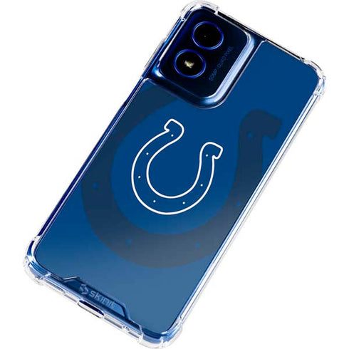 NFL Indianapolis Colts Double Vision Moto G 5G (2024) Clear Case
