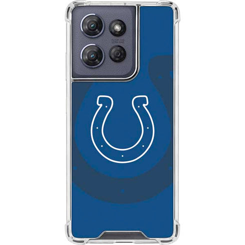NFL Indianapolis Colts Double Vision Moto G Play 5G (2025) Clear Case