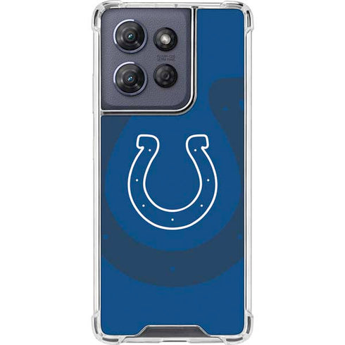 NFL Indianapolis Colts Double Vision Moto G Stylus 5G (2025) Clear Case