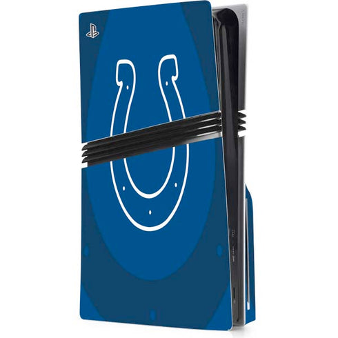 NFL Indianapolis Colts Double Vision PS5 Pro Disk Console Skin