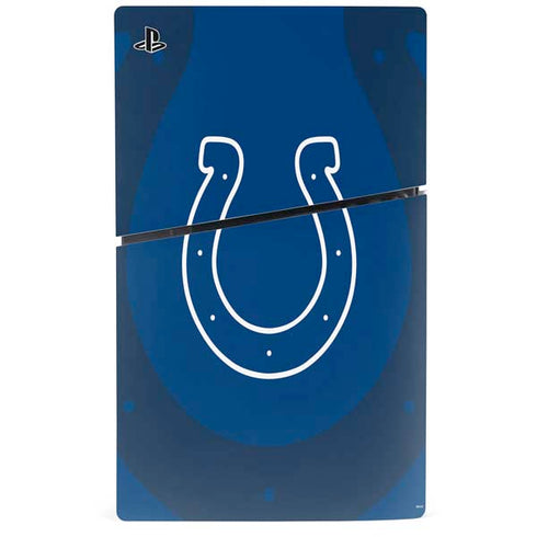 NFL Indianapolis Colts Double Vision PS5 Slim Digital Edition Console Skin