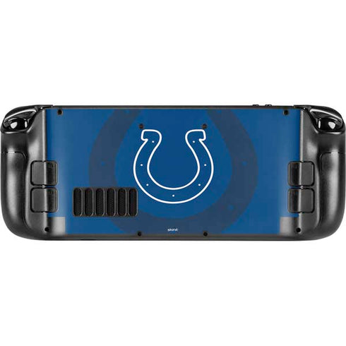 NFL Indianapolis Colts Double Vision Steam Deck Handheld Gaming Computer Skin