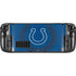 NFL Indianapolis Colts Double Vision Steam Deck Handheld Gaming Computer Skin