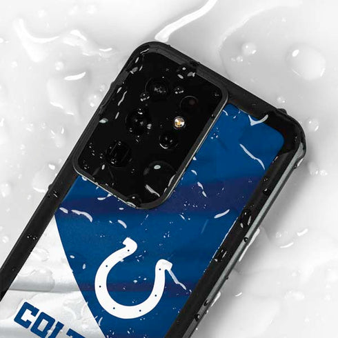 NFL Indianapolis Colts Galaxy S24 Ultra Waterproof Case