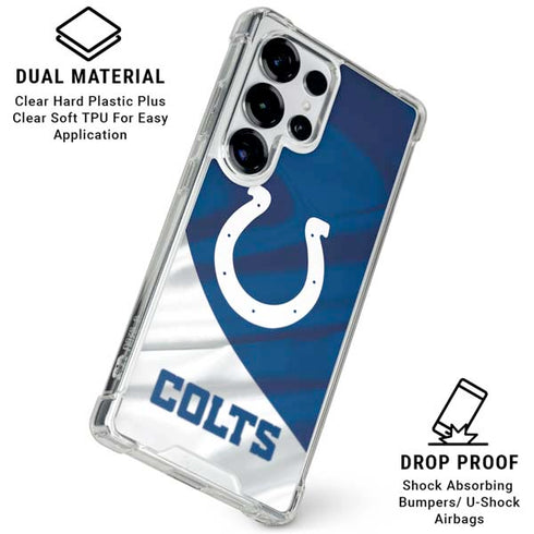NFL Indianapolis Colts Galaxy S25 Ultra Clear Case