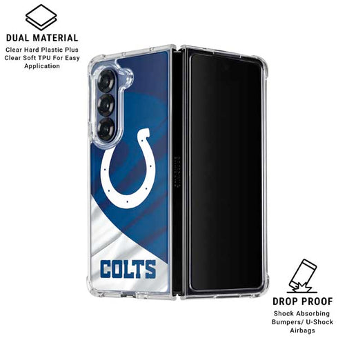 NFL Indianapolis Colts Galaxy Z Fold6 Clear Case