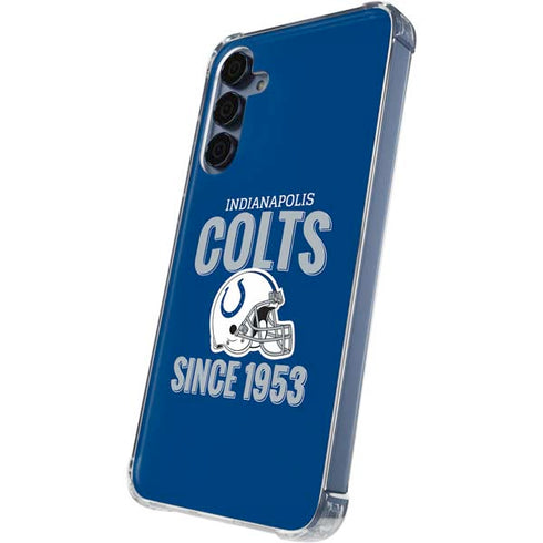 NFL Indianapolis Colts Helmet Galaxy A55 5G Clear Case