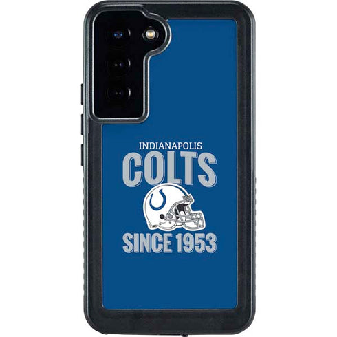 NFL Indianapolis Colts Helmet Galaxy S24 Plus Waterproof Case