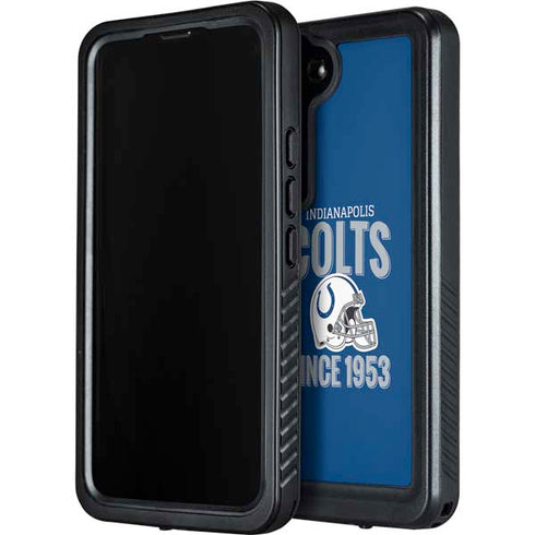 NFL Indianapolis Colts Helmet Galaxy S24 Plus Waterproof Case