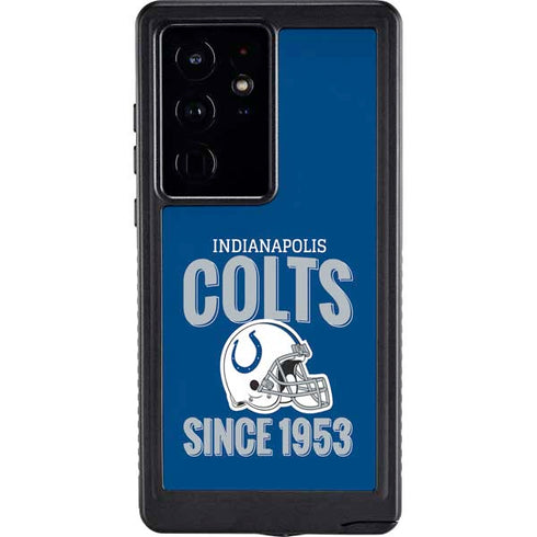 NFL Indianapolis Colts Helmet Galaxy S24 Ultra Waterproof Case