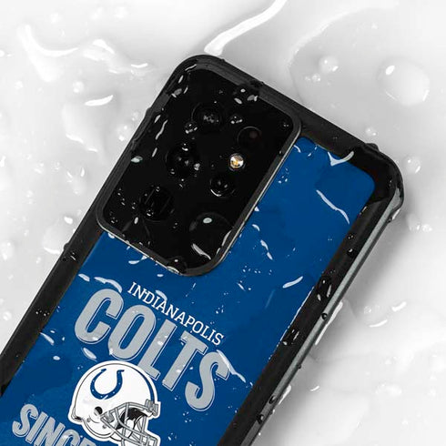 NFL Indianapolis Colts Helmet Galaxy S24 Ultra Waterproof Case