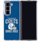 NFL Indianapolis Colts Helmet Galaxy Z Fold5 5G Clear Case