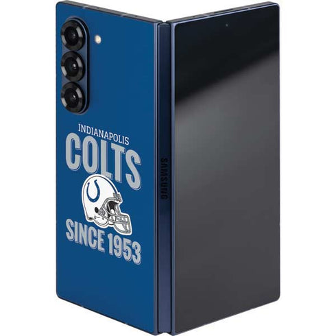 NFL Indianapolis Colts Helmet Galaxy Z Fold6 Skin
