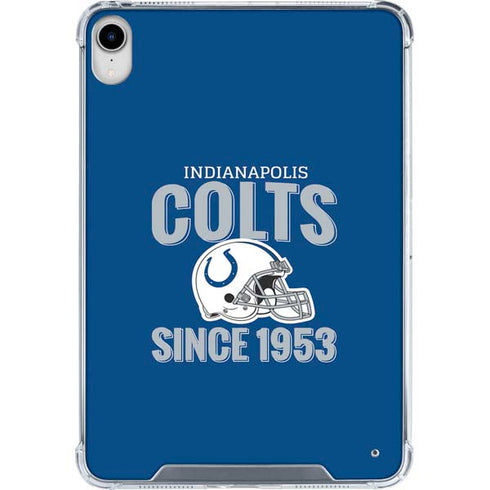 NFL Indianapolis Colts Helmet iPad 11th Gen (2025) Clear Case