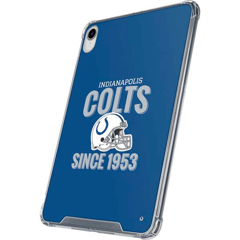 NFL Indianapolis Colts Helmet iPad 11th Gen (2025) Clear Case
