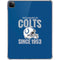 NFL Indianapolis Colts Helmet iPad Pro 11in (2024) Clear Case