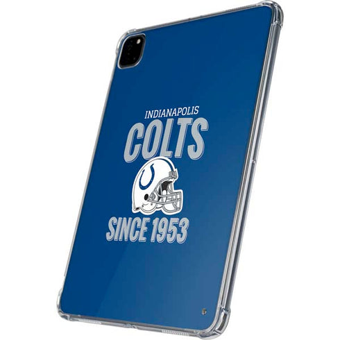 NFL Indianapolis Colts Helmet iPad Pro 11in (2024) Clear Case