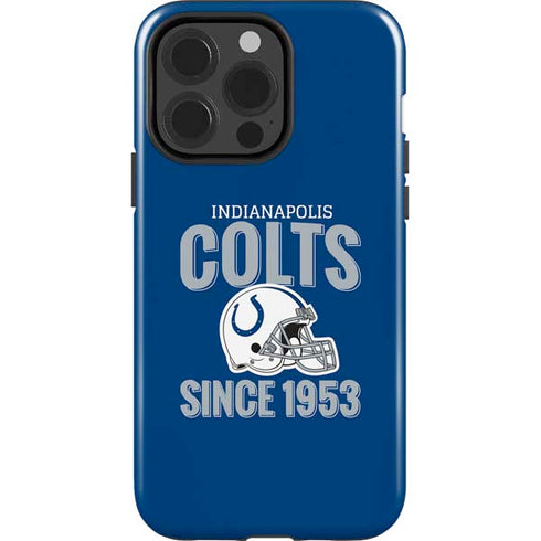 NFL Indianapolis Colts Helmet iPhone 15 Pro Impact Case