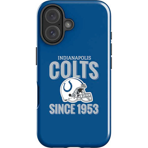 NFL Indianapolis Colts Helmet iPhone 16 Impact Case