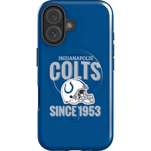 NFL Indianapolis Colts Helmet iPhone 16 Magsafe Impact Case