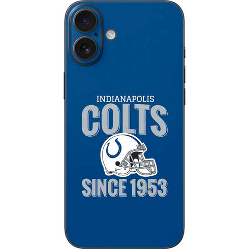NFL Indianapolis Colts Helmet iPhone 16 Plus Skin
