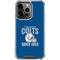 NFL Indianapolis Colts Helmet iPhone 16 Pro Clear Case