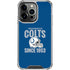NFL Indianapolis Colts Helmet iPhone 16 Pro Max Clear Case