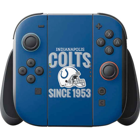 NFL Indianapolis Colts Helmet Nintendo Switch 2 (2025) with Joy-Con Skin
