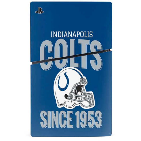 NFL Indianapolis Colts Helmet PS5 Slim Digital Edition Console Skin