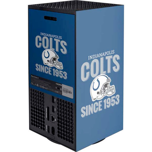 NFL Indianapolis Colts Helmet XBox Series X Digital Edition Console Skin