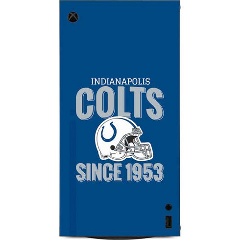 NFL Indianapolis Colts Helmet XBox Series X Digital Edition Console Skin